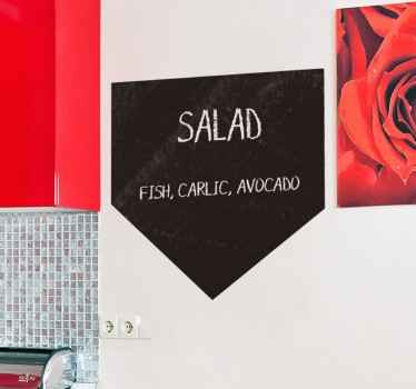 Menu Decorative Chalkboard Sticker - TenStickers