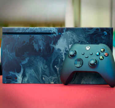 Oceanisk hvirveloverflade Xbox skin - TenStickers
