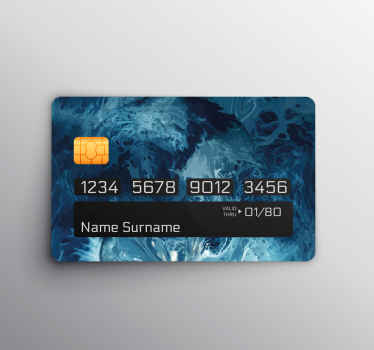 vinilo tarjeta de crédito textura de madera de color claro realis