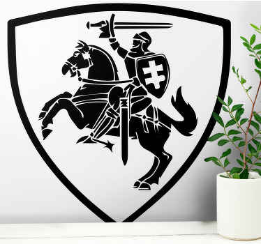 Vytis emblema of lithuania sieninis lipdukas - „Tenstickers“