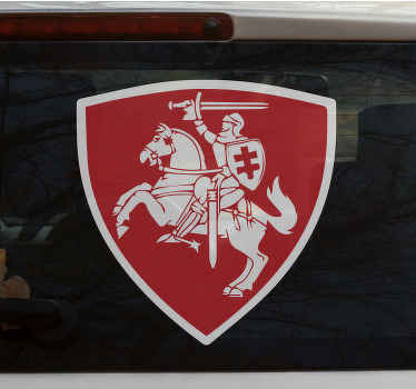 Vytis emblema of lithuania automobilių lipdukas - „Tenstickers“