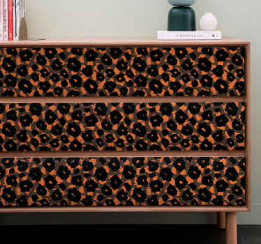 Kalahari λεοπάρδαλη απομίμηση επίπλων αυτοκόλλητο - TenStickers