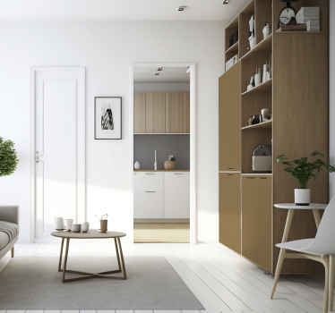 Adhésif pour meuble couleur beige - TenStickers