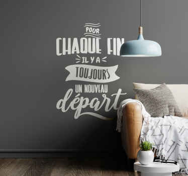 Sticker citation pour chaque fin - TenStickers