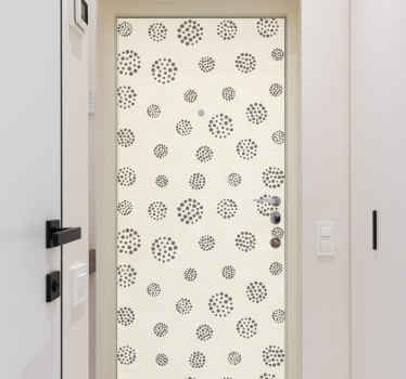 Vinilna nalepka za okrasne pike na vratih - TenStickers