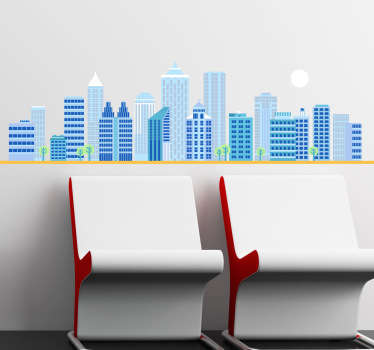 Sheffield city skyline wall stickers landscapes art decal decor sl8 Sheffield city skyline wall stickers landscapes art decal decor sl8