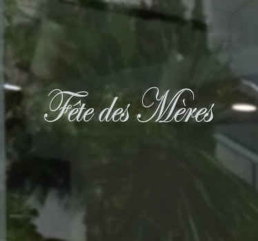 Sticker vitrine Fête des mères élégant - TenStickers