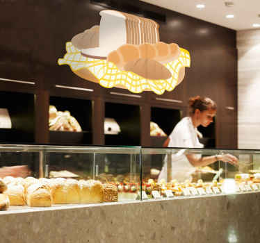Adesivo decorativo pane a fette - TenStickers