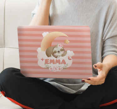 Sloth Moon Design laptop skin - TenStickers