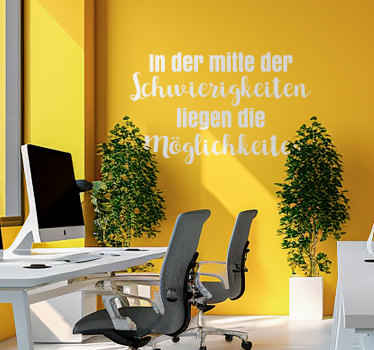 Wandtattoo "Chancen sind überall um uns herum" - TenStickers