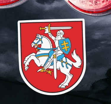 Daugiaspalvis automobilio vyčio logotipo lipdukas - „Tenstickers“