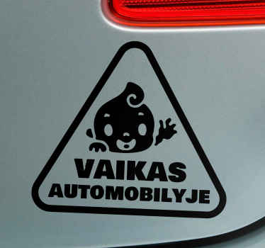 Besišypsančio kūdikio laive lipdukas - „Tenstickers“