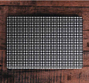Checkered Pattern Surface laptop skin - TenStickers