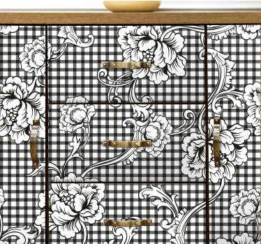 Naljepnice životinje sofisticirani cvjetni aranžman - TenStickers