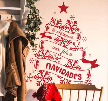 Vinilos Navidad felices fiestas - TenVinilo