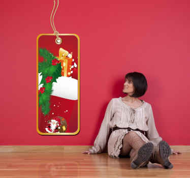 Schaufenster Aufkleber Weihnachts Etikett - TenStickers