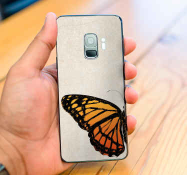 Autocollant samsung aile de papillon monarque vintage - TenStickers