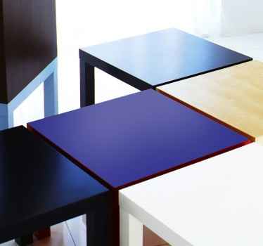 Autocolante decorativo cor lisa para mesa - TenStickers