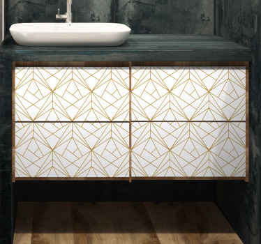 Autocolantes com padrões lineares geometrico - TenStickers