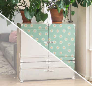 Autocolantes para móveis Margarida flores - TenStickers