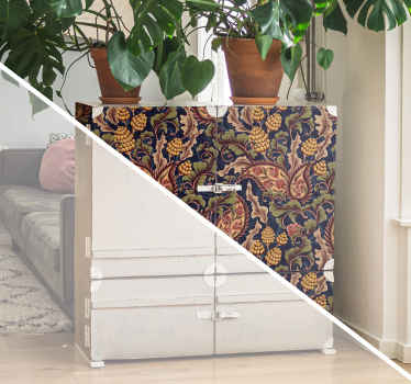 Realistična nalepka za pohištvo paisley - TenStickers