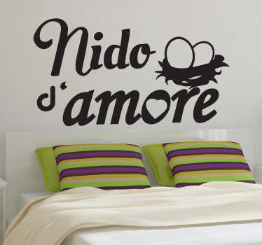 Sticker decorativo nido d'amore - TenStickers