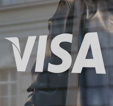 Adhesivo decorativo para mostrar a tus clientes que aceptas
pagos VISA, una de las tarjetas de crédito más populares y más utilizadas.
Personaliza y proporciona información en tu negocio. Crea una compra más
tranquila y placentera para tus clientes.