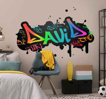 štítek přizpůsobitelný pro graffiti - TenStickers