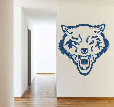 Divoký vlk obtisky - Tenstickers