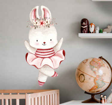 Ballet Bunny Decor wall stickers for kid - TenStickers