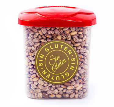 Vinilo decorativo gluten free para celíacos - TenVinilo