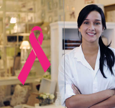 Autocolant de caritate pentru cancerul de sân - TenStickers