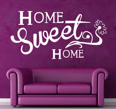 Vinilo adhesivo home sweet home - TenVinilo