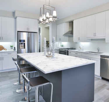 White Marble furniture decal  3600 - TenStickers