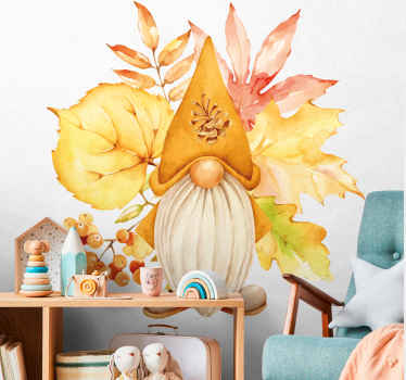 Naklejka na ścianę dla dzieci magiczny krasnal - TenStickers