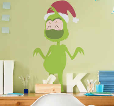 Sticker événement personnage festif souriant - TenStickers