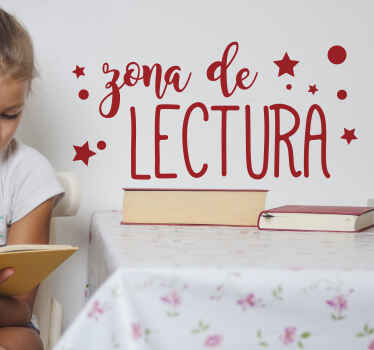 Vinilo para escuela zona lectura - TenVinilo