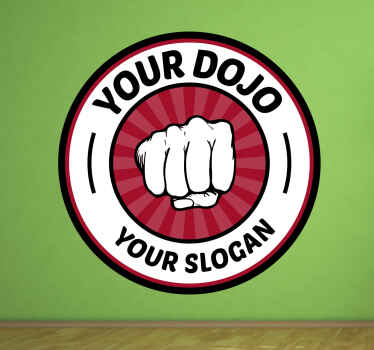 Customisable Dojo Sticker - TenStickers