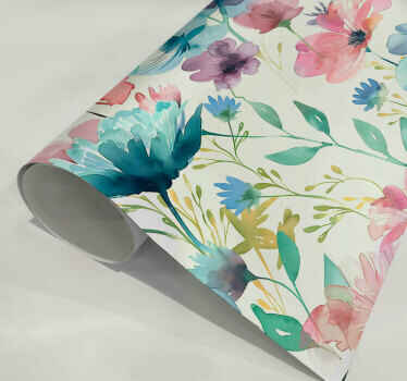 Adesivo flor flores silvestres no verão - TenStickers