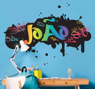 Vinis decorativos urbanos grafiti personalizado - TenStickers