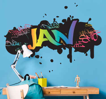 štítek přizpůsobitelný pro graffiti - TenStickers