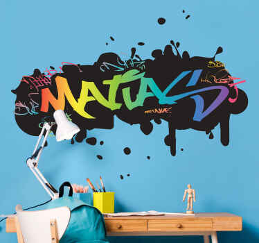 Vinilo Decorativo Graffiti Personalizado - TenVinilo