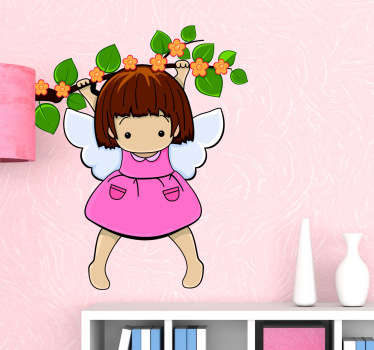 Kids Stickers Hanging Little Angel - TenStickers