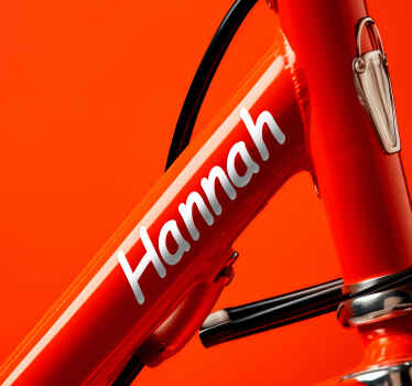 Handwritten style bike sticker - TenStickers