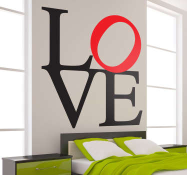 Vinil decorativo palavra Love - TenStickers
