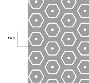 geometric minimalist pattern furniture sticker - TenStickers