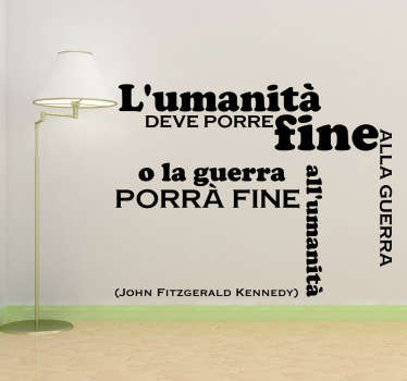 Sticker decorativo John Kennedy - TenStickers