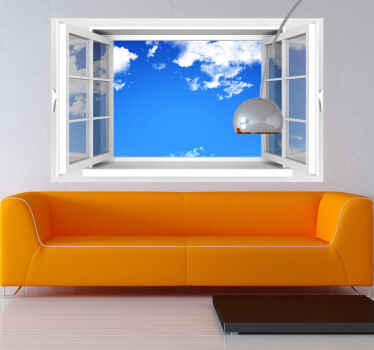 Open Window Wall Stickers - TenStickers