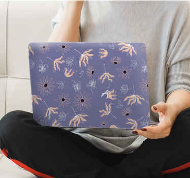 Botanical Nature Motifs laptop skin - TenStickers