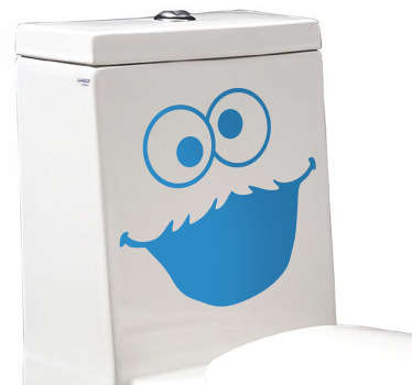 Krümelmonster Aufkleber - TenStickers